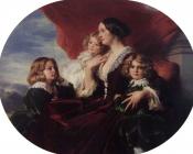 弗朗兹夏维尔温特哈特 - Elzbieta Branicka Countess Krasinka and her Children